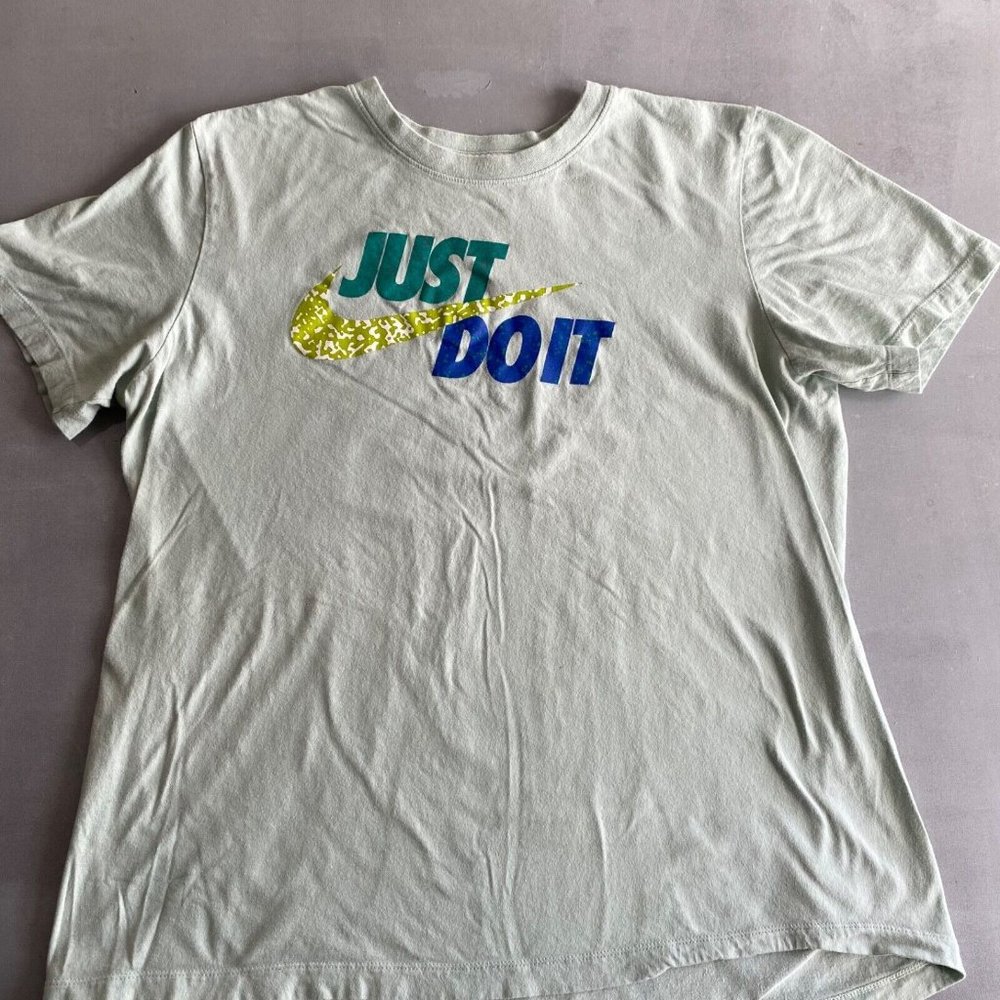 Nike Shirt Womens Size Large Just do it‎ logo swoosh short sleeve